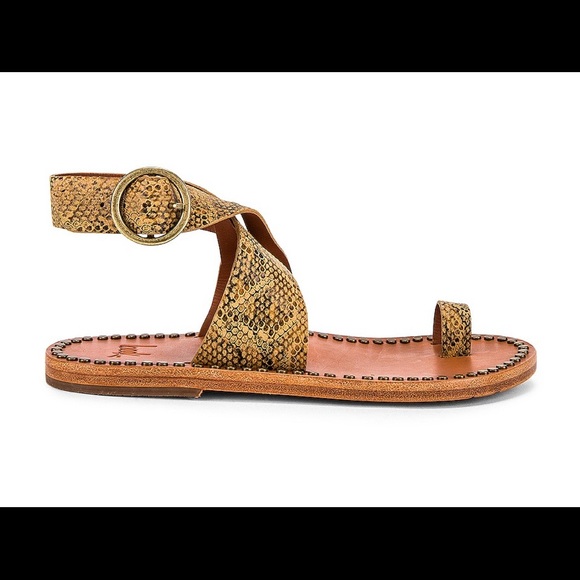 Beek Hawk Sandal in Tan Snake Sz 8 - Picture 3 of 11